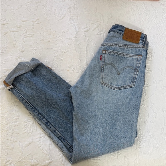 Levi's Denim - Levi’s 501 Two Tone Button Fly Straight Leg Jeans